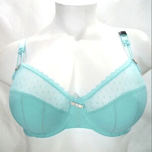 38D Felina 110789 Marielle Lace Full‎ Bust UW Aruba Blue NWT